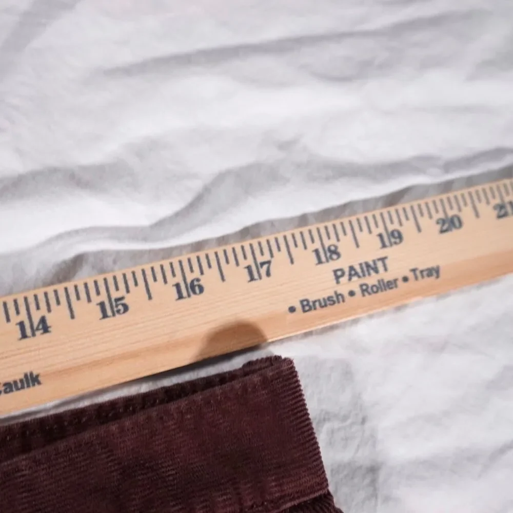 Banana Republic Slim Fit Corduroy Pants Red Brown 33x34